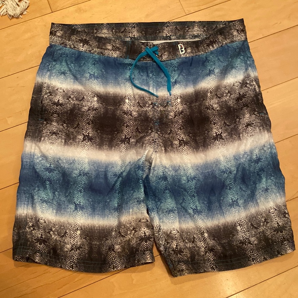 🌊 FILA mens bathing suit trunks